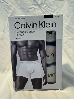Calvin Klein Heritage Cotton Stretch Boxers (3 pack)